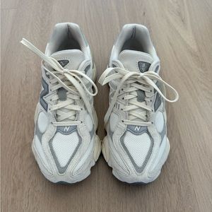 New balance 9060, Sea Salt with Concrete and Silver Metallic, M7.5/W9